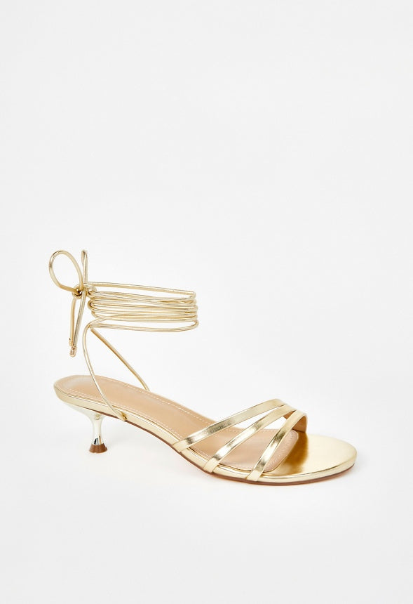 Jesamine Heeled Sandal Gold