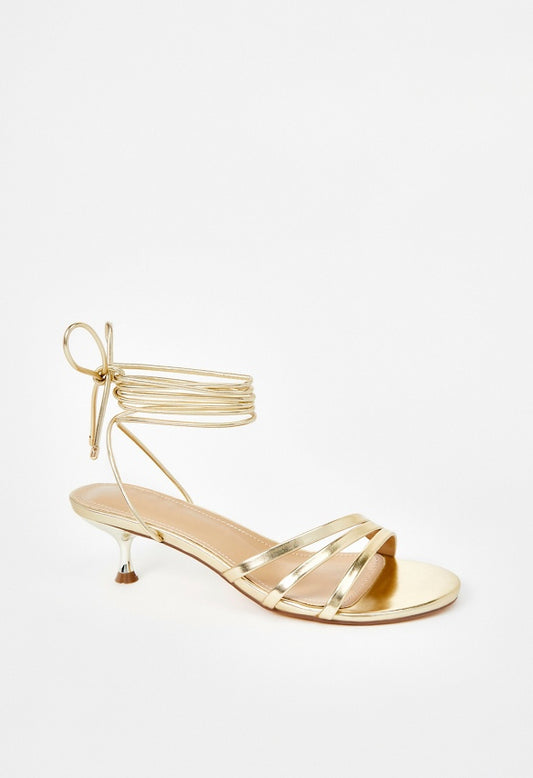 Jesamine Heeled Sandal Gold