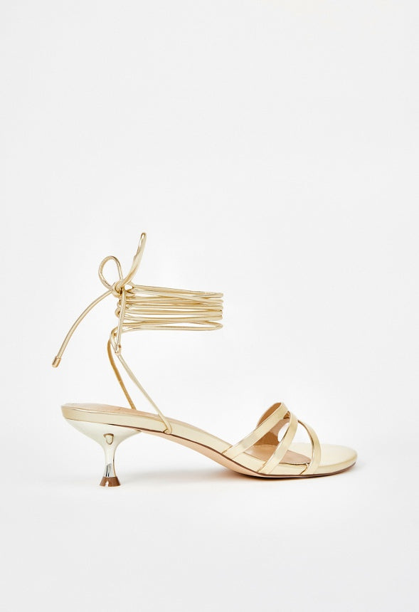 Jesamine Heeled Sandal Gold