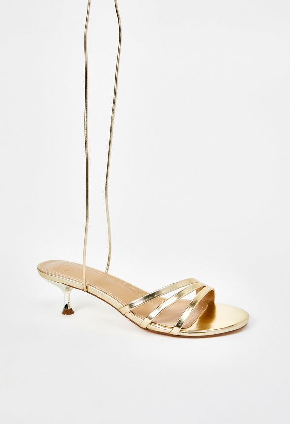 Jesamine Heeled Sandal Gold
