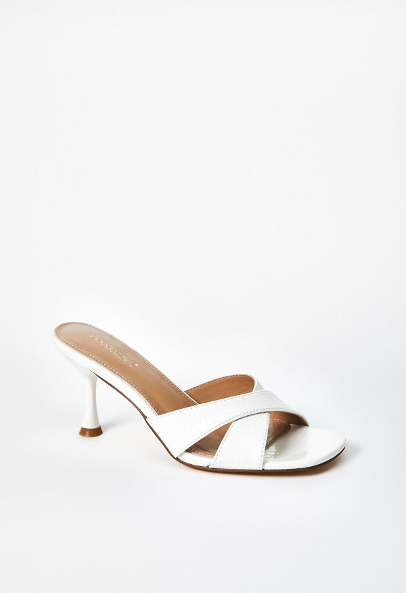 Lilia Heeled Sandal Bright White