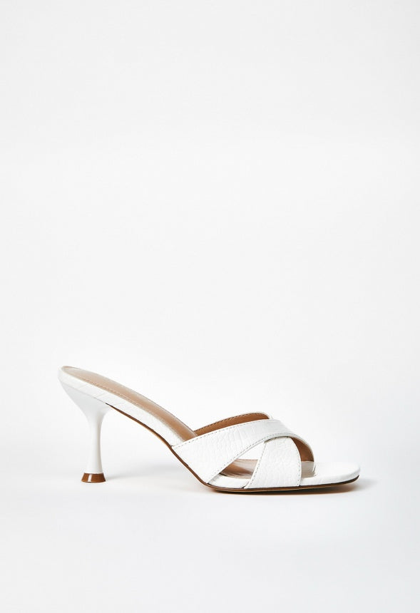 Lilia Heeled Sandal Bright White