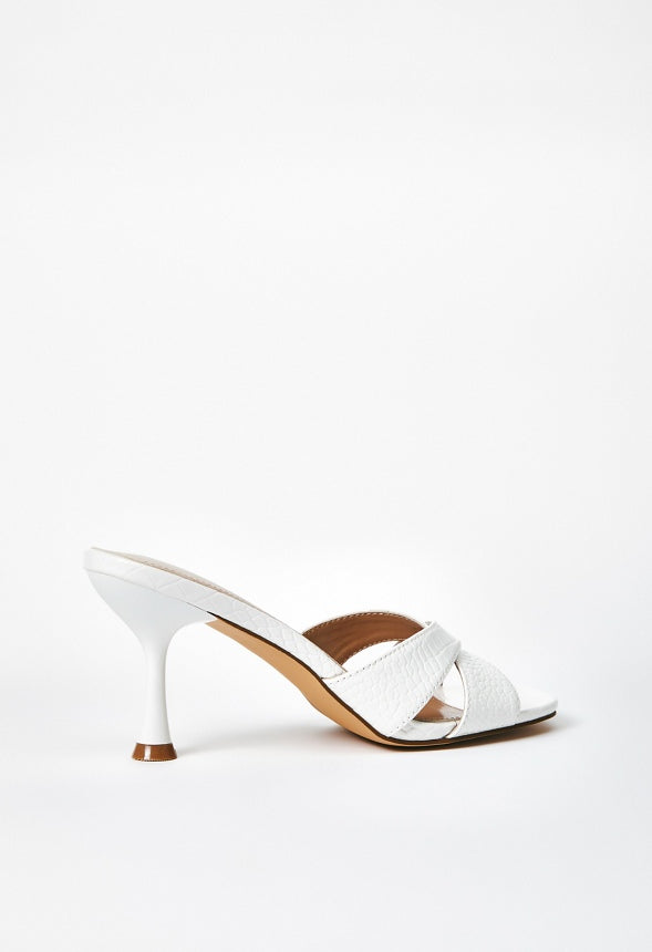 Lilia Heeled Sandal Bright White