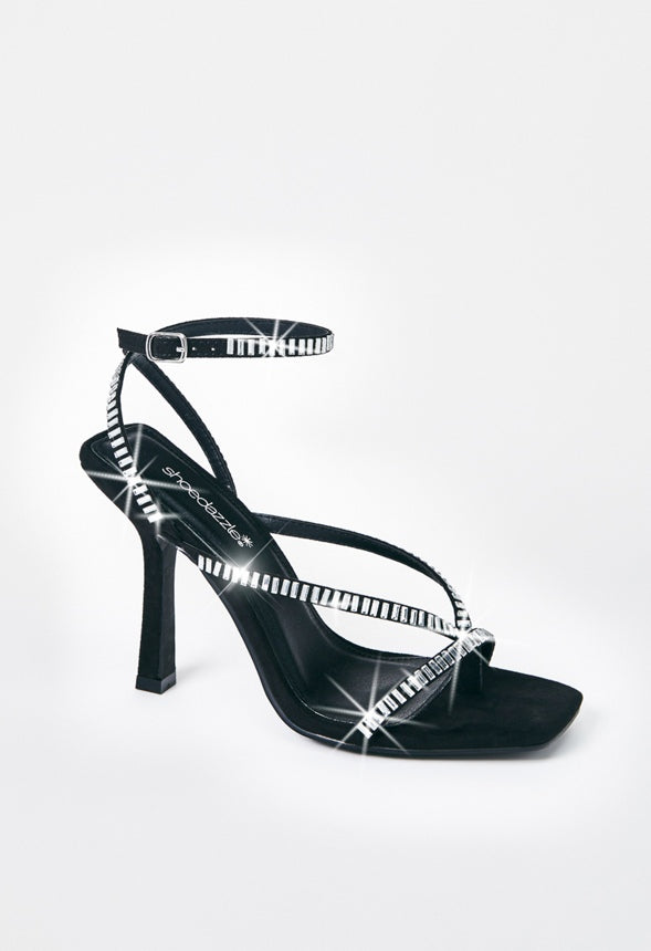 Margot Stiletto Sandal Clear/Black