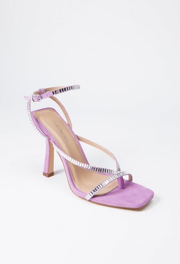 Margot Strappy Sandal Clear/Mulberry Purple