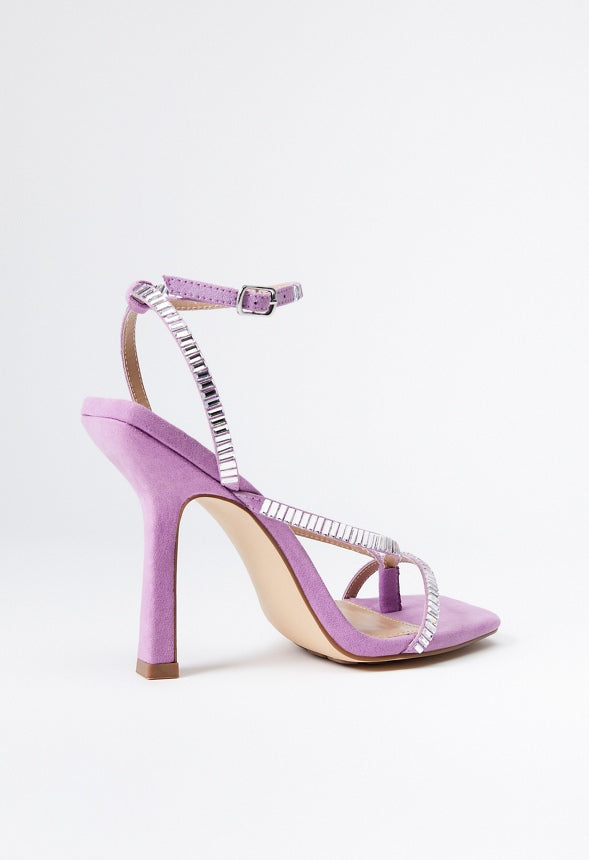Margot Strappy Sandal Clear/Mulberry Purple