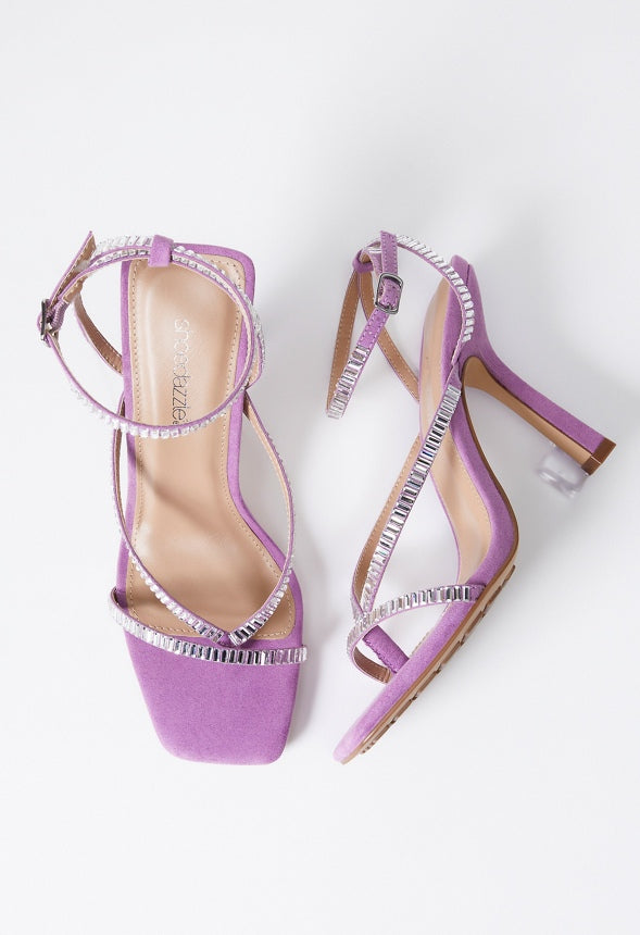 Margot Strappy Sandal Clear/Mulberry Purple