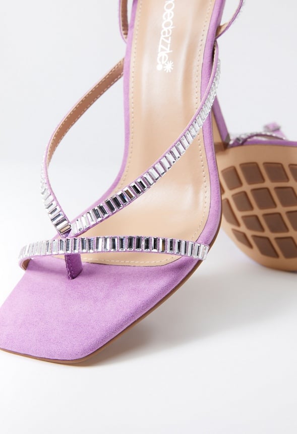 Margot Strappy Sandal Clear/Mulberry Purple