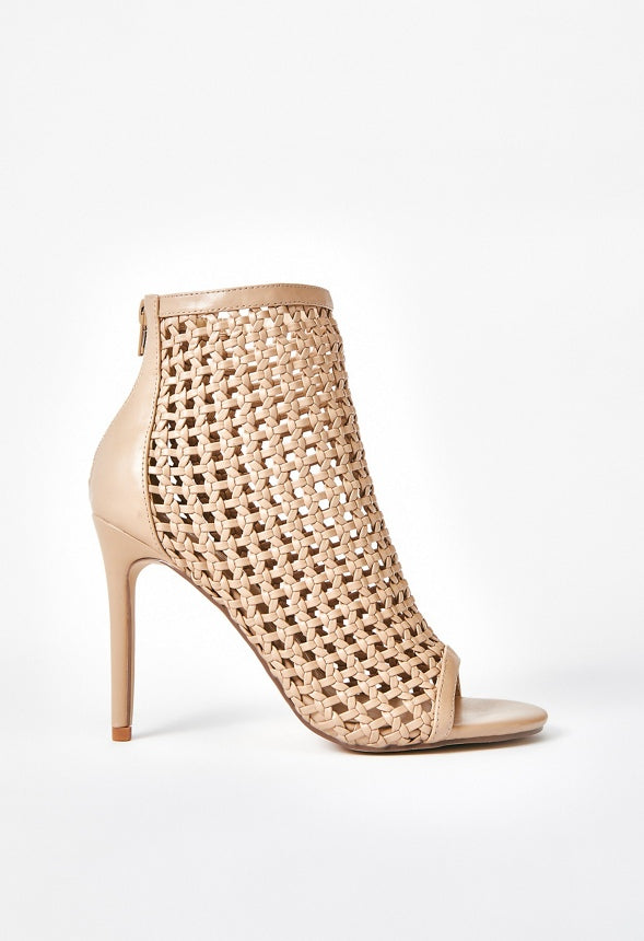 Marisol Peep Toe Bootie New Nude