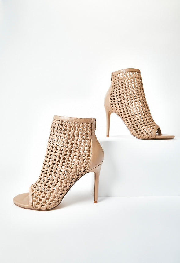 Marisol Peep Toe Bootie New Nude