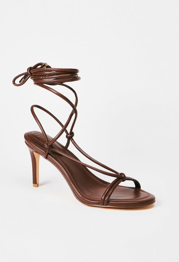 Miri Gladiator Heeled Sandal Chocolate Lab