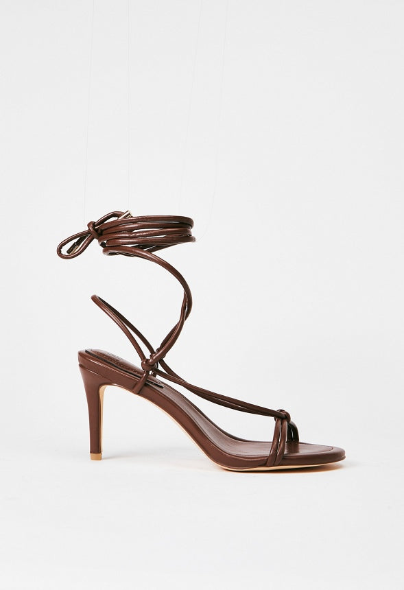 Miri Gladiator Heeled Sandal Chocolate Lab