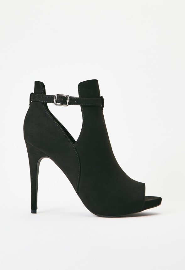 Carlin Cut-Out Bootie Black Caviar