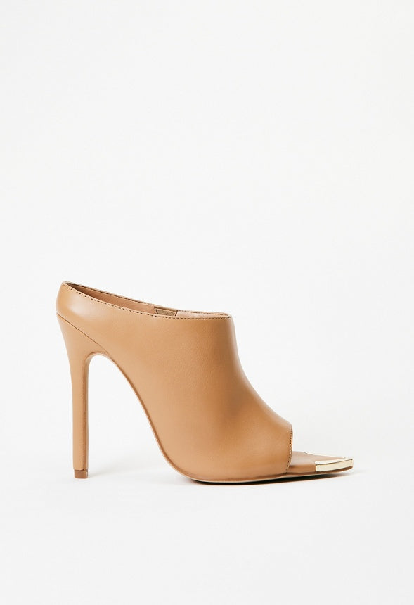 Tayla Stiletto Sandal Lt Tan