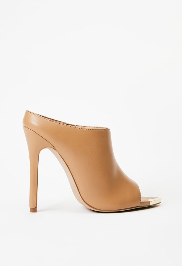 Tayla Stiletto Sandal Lt Tan