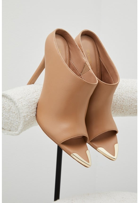 Tayla Stiletto Sandal Lt Tan