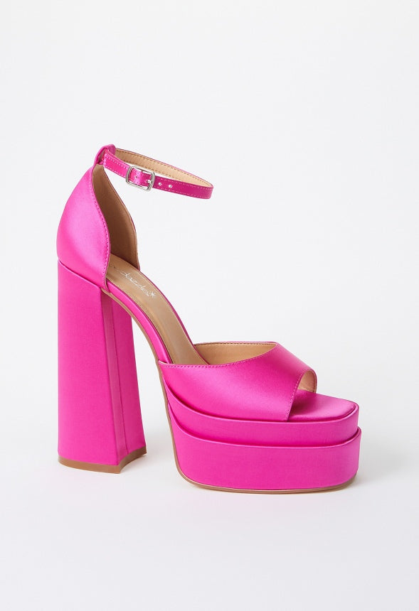 Aimee Platform Sandal Pink