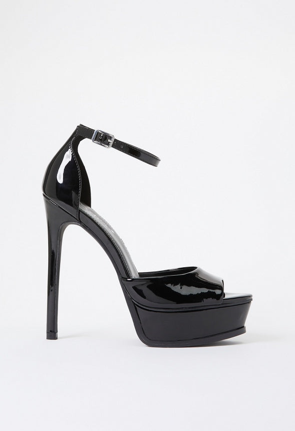 Londyn Platform Sandal Black Caviar