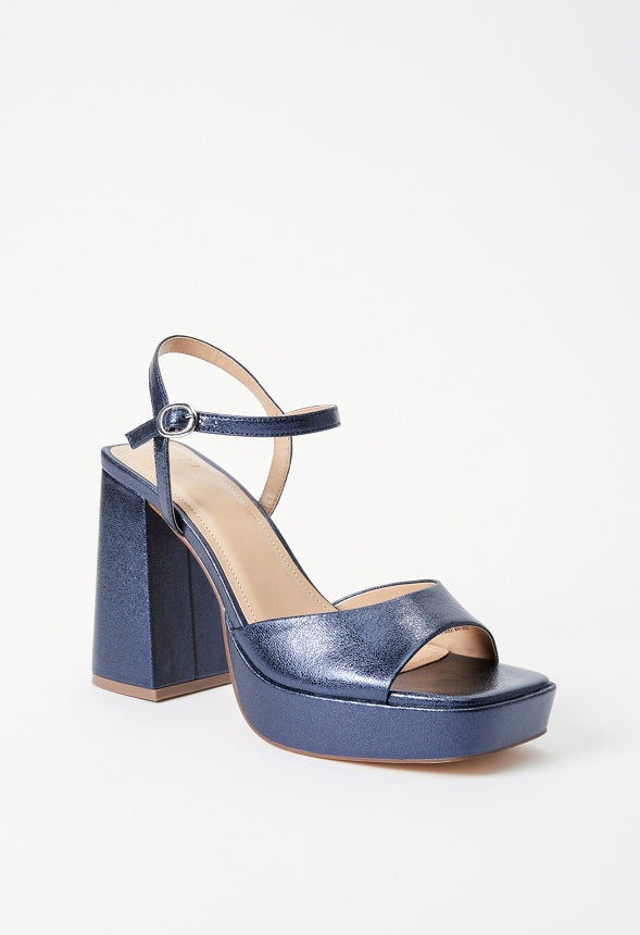 Mylah Platform Sandal Blue