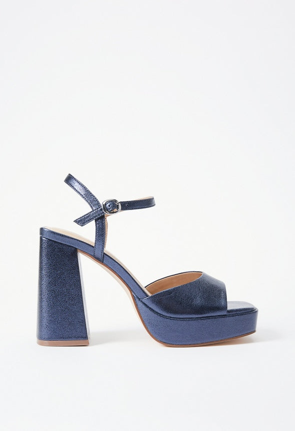 Mylah Platform Sandal Blue