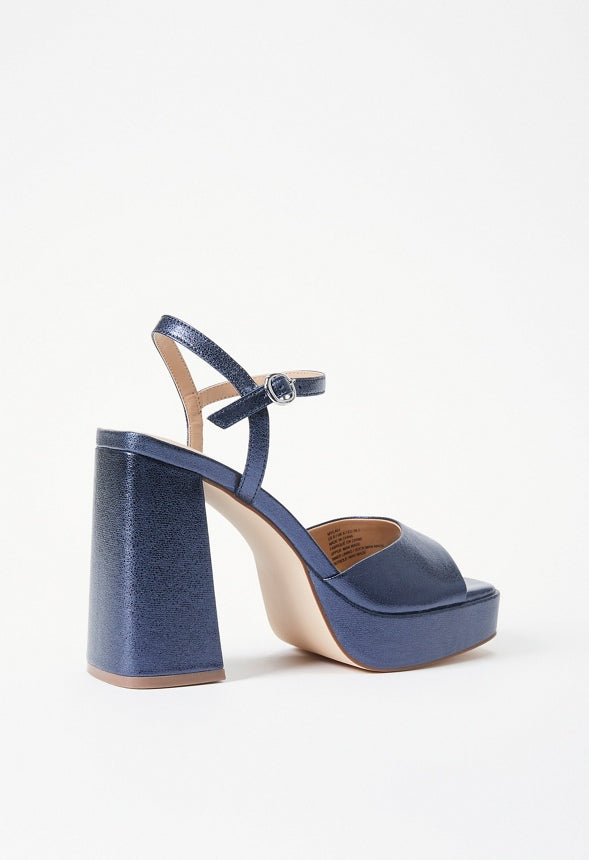 Mylah Platform Sandal Blue