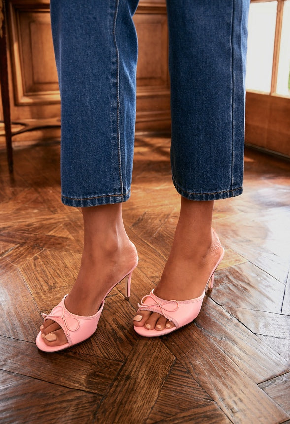 Manon Heeled Sandal Candy Pink