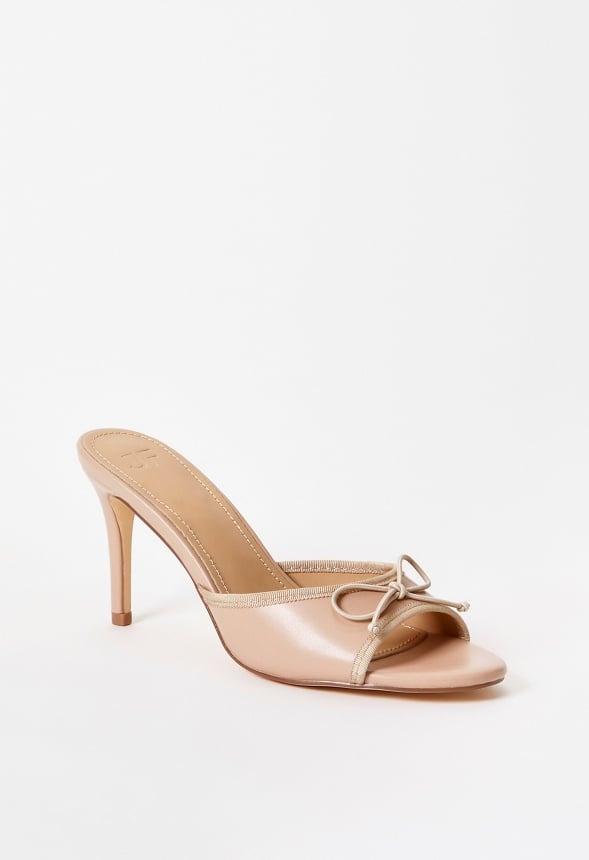 Manon Heeled Sandal Warm Taupe