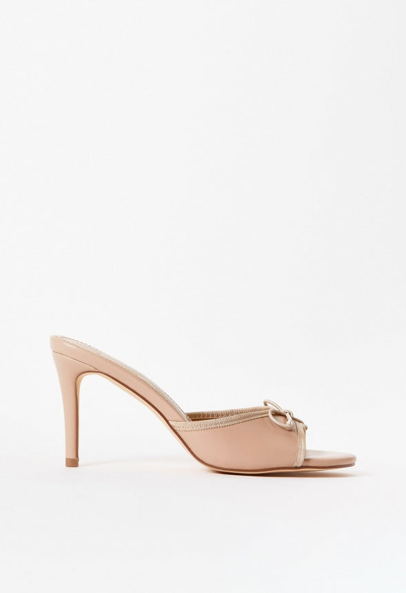 Manon Heeled Sandal Warm Taupe