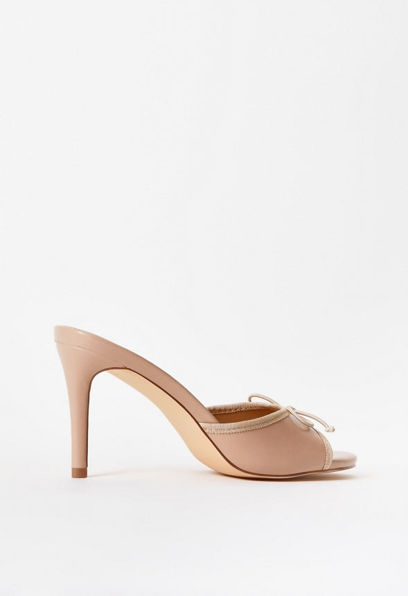 Manon Heeled Sandal Warm Taupe