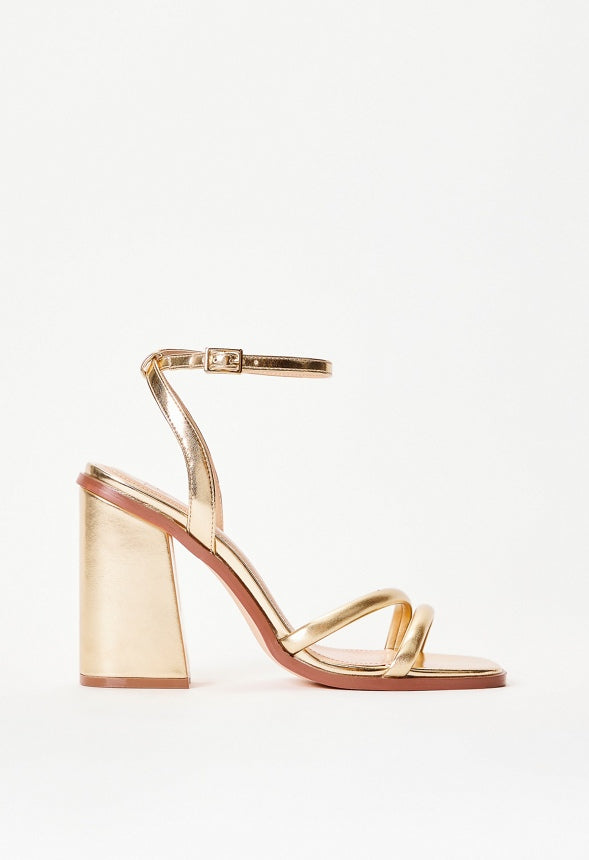 Kassia Heeled Sandal Gold
