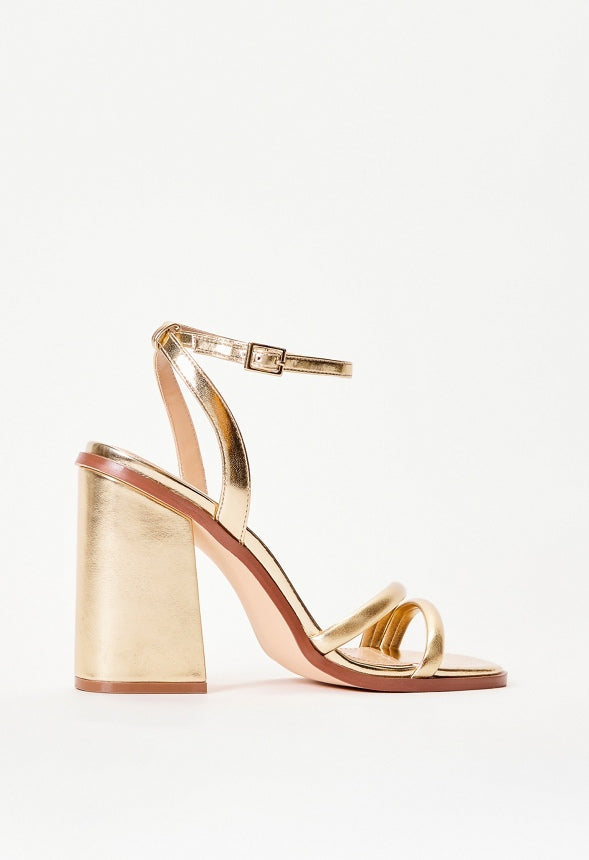 Kassia Heeled Sandal Gold