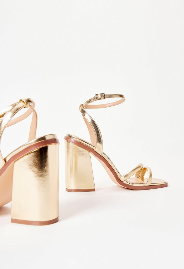 Kassia Heeled Sandal Gold