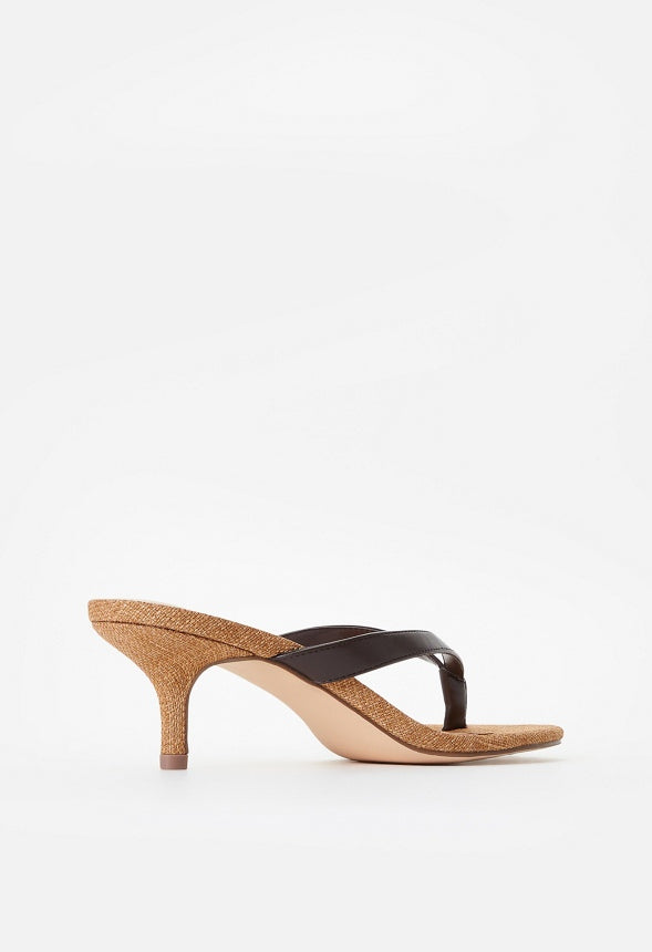 Kylah Heeled Sandal Cacao/ Light Brown