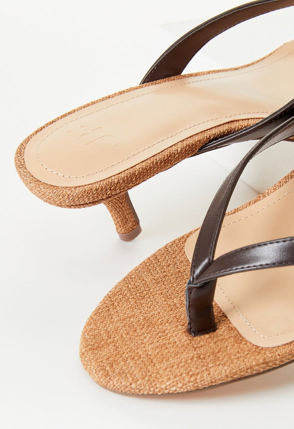 Kylah Heeled Sandal Cacao/ Light Brown