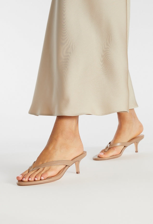 Kylah Heeled Sandal Taupe