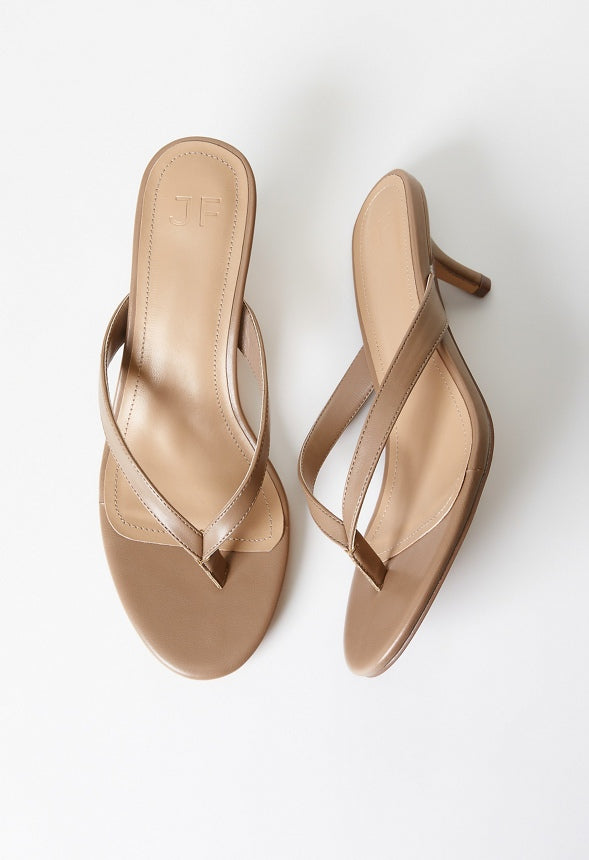 Kylah Heeled Sandal Taupe