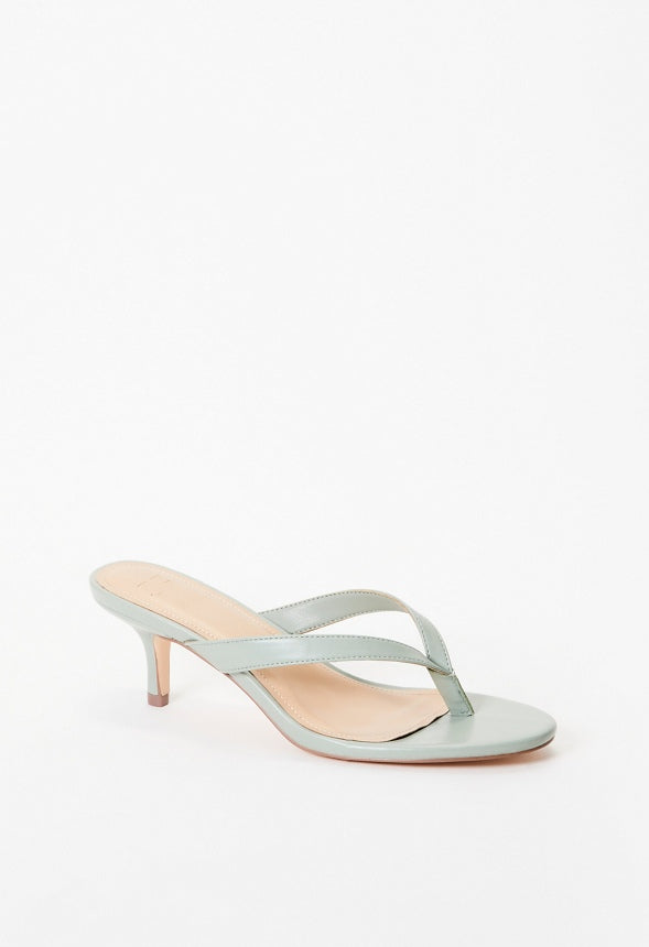Kylah Heeled Sandal Iceberg Green