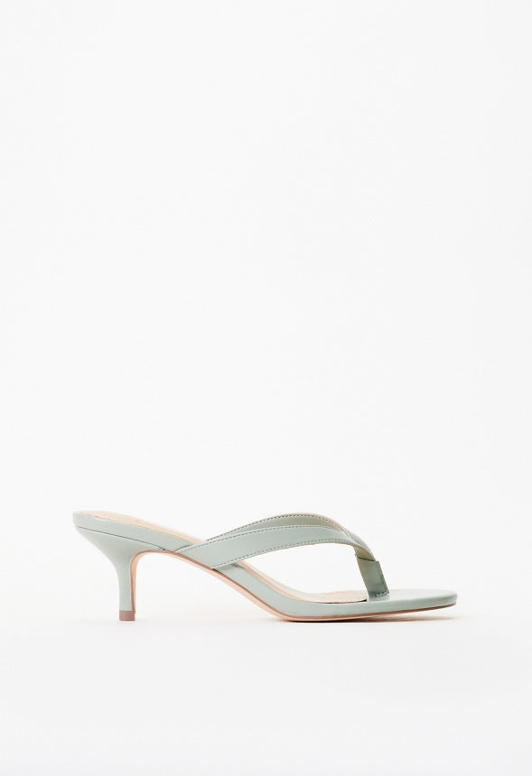 Kylah Heeled Sandal Iceberg Green