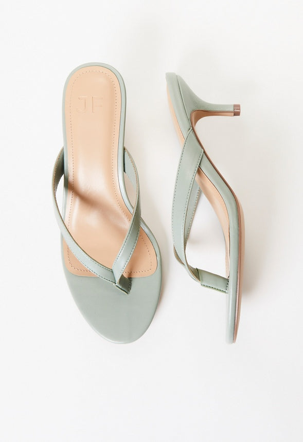 Kylah Heeled Sandal Iceberg Green
