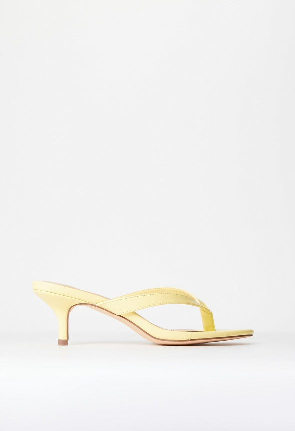 Kylah Heeled Sandal Pale Banana