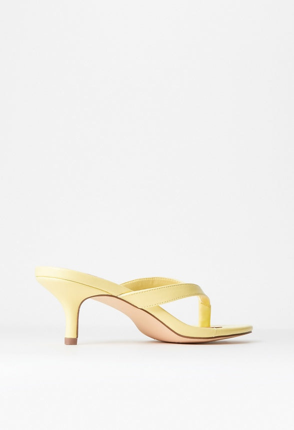 Kylah Heeled Sandal Pale Banana