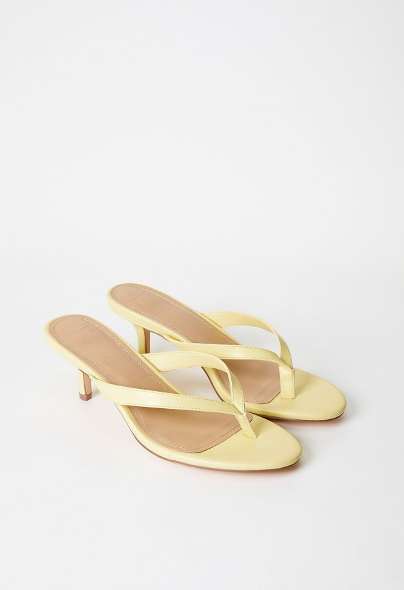 Kylah Heeled Sandal Pale Banana