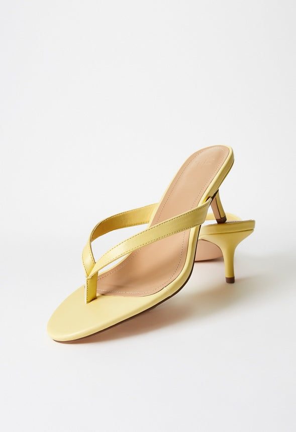 Kylah Heeled Sandal Pale Banana