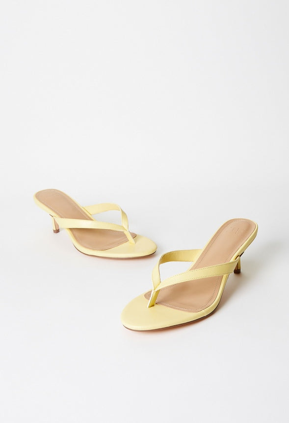 Kylah Heeled Sandal Pale Banana