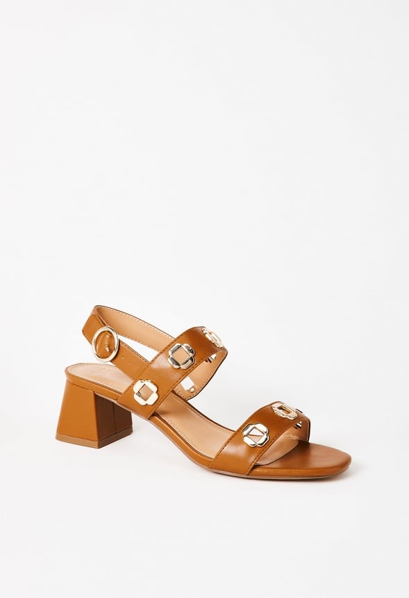 Rosaline Heeled Sandal Camel