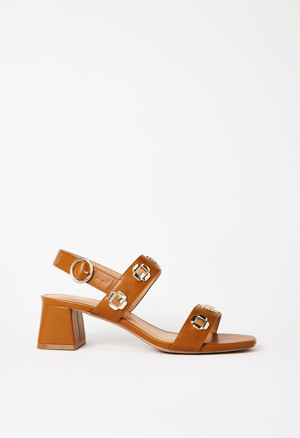 Rosaline Heeled Sandal Camel