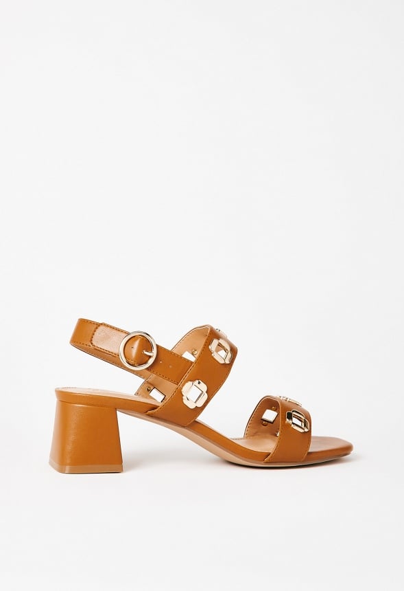 Rosaline Heeled Sandal Camel