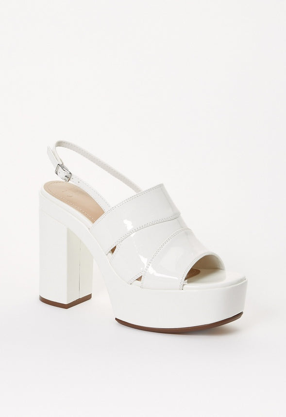 Etta Platform Sandal Bright White