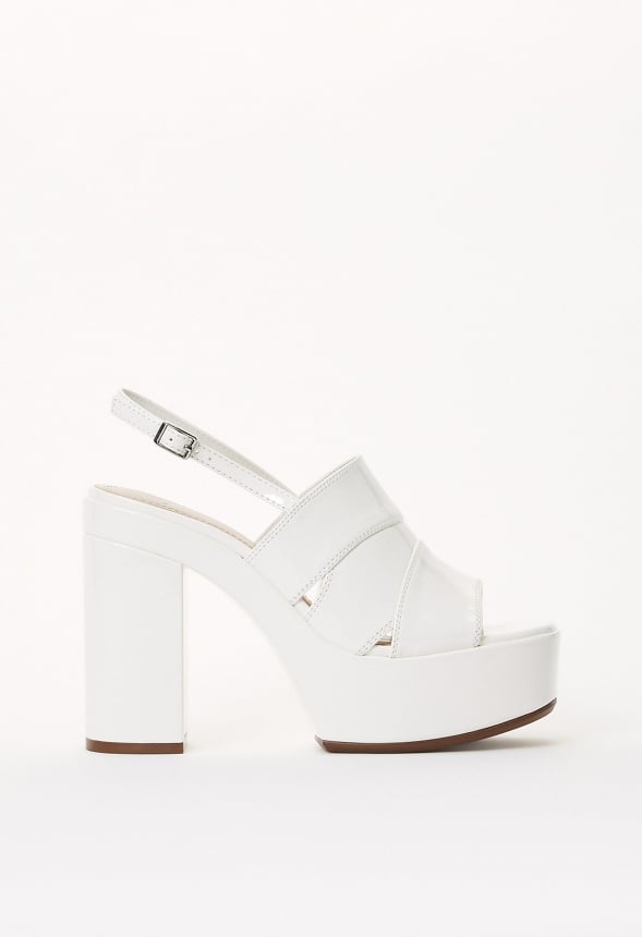 Etta Platform Sandal Bright White
