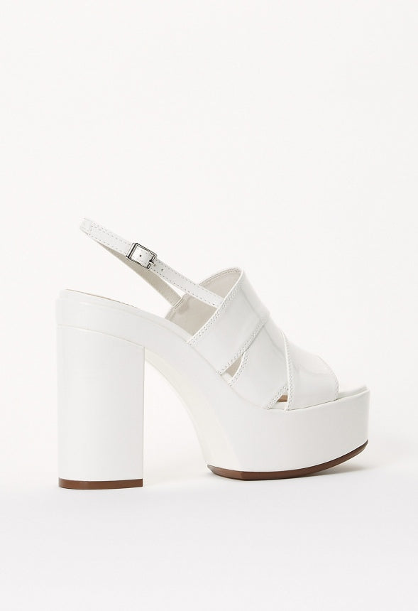 Etta Platform Sandal Bright White